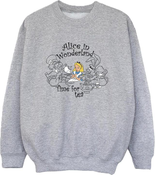 Immagine prodotto Disney Alice In Wonderland Time For Tea Felpa Ragazzi (140, 146)