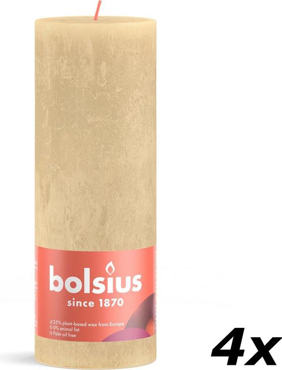 Image du produit Bolsius Lot de 4 bougies (4 pcs)