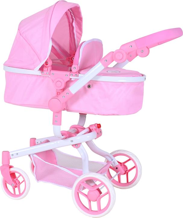 Image du produit Knorrtoys Poussette de poupée Boonk - "Princess white rose
