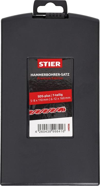 Produktbild Stier Hammerbohrer-Set Premium SDS-plus, 7-teilig (5)