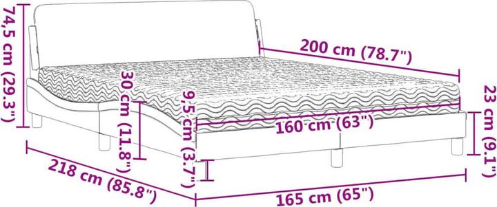 Immagine prodotto VidaXL Khloe (160 x 200 cm)