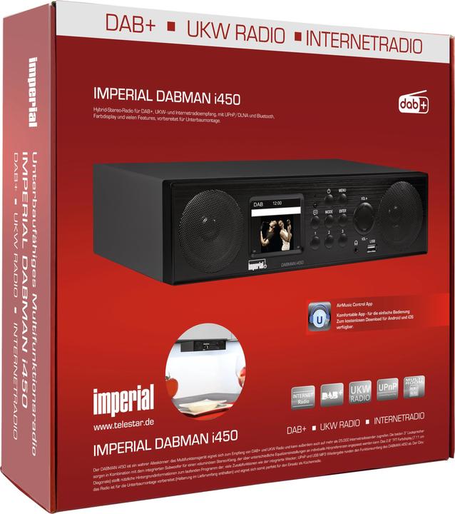 Produktbild Imperial Dabman i450 (Internetradio, DAB+, UKW, FM, Bluetooth, WLAN)