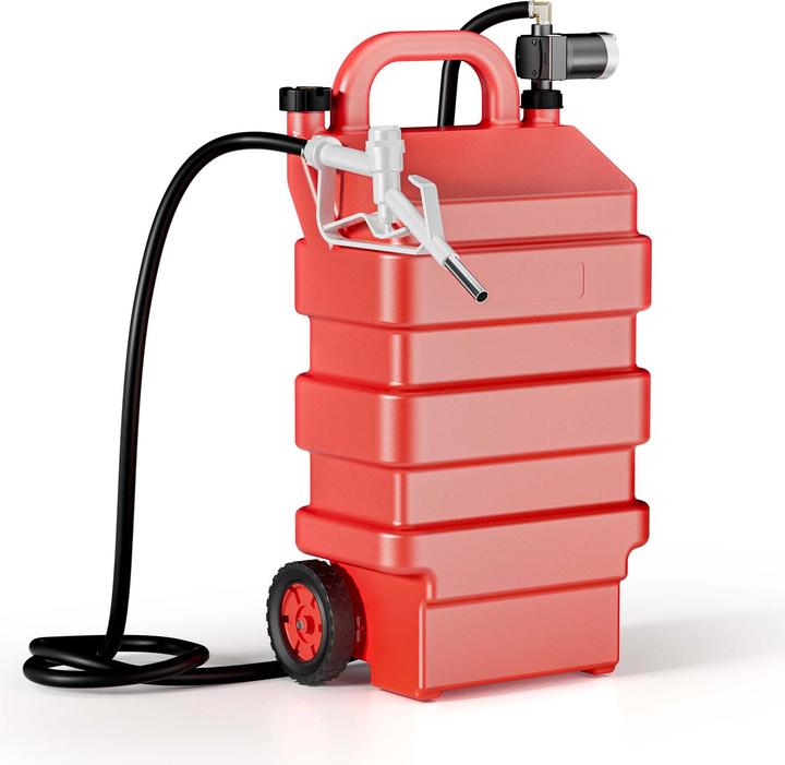 Produktbild Wiltec 60l mobile Tankanlage 12V Pumpe Kraftstoffbehälter Diesel Benzin Kanister