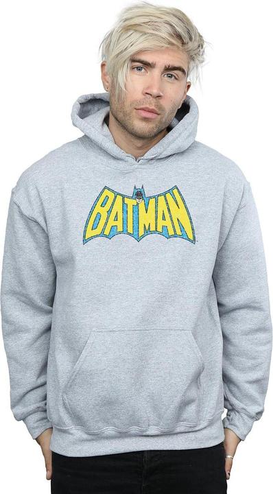 Immagine prodotto Batman Crackle Logo Felpa con Cappuccio Uomo (L)