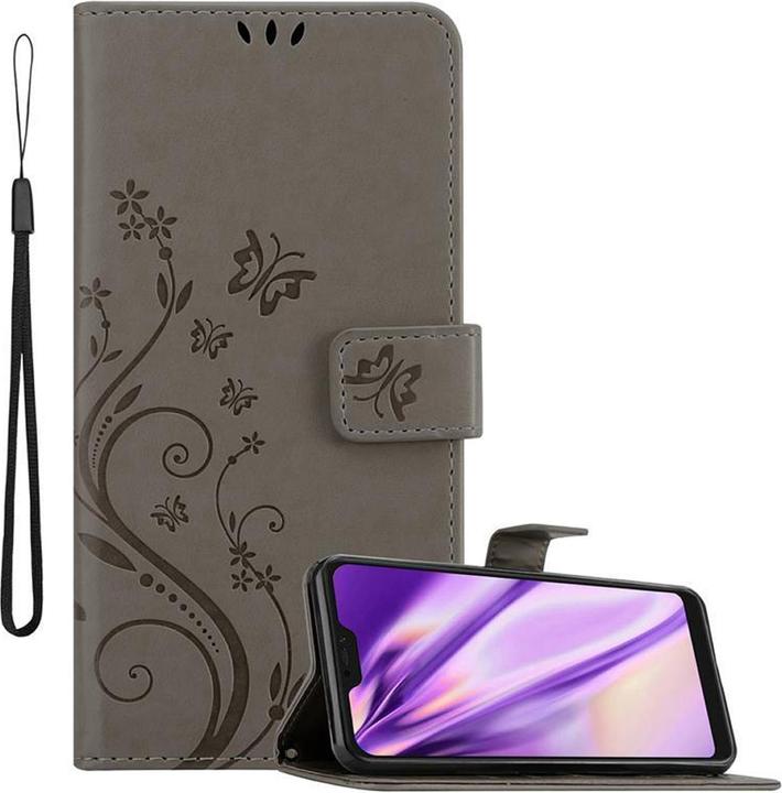 Actual product image Cadorabo Flower Book Cover (Xiaomi Redmi Note 6 Pro)