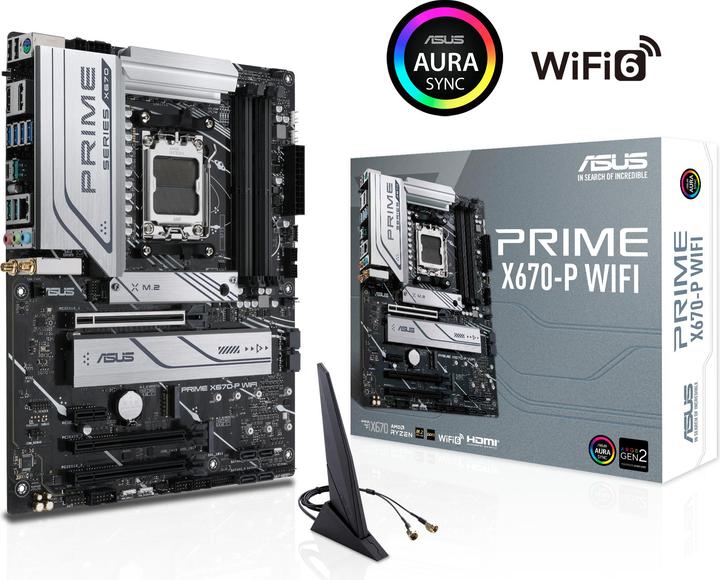 Produktbild ASUS PRIME X670-P WIFI (AM5, AMD X670, ATX)