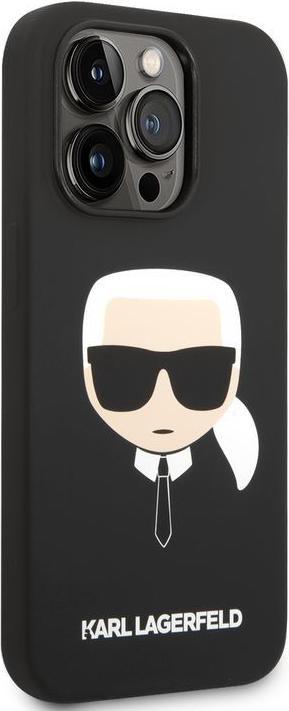 Produktbild Karl Lagerfeld iPhone 14 Pro MagSafe Compatible Case Liquid Silicone Karl Head (Apple iPhone 14 Pro)