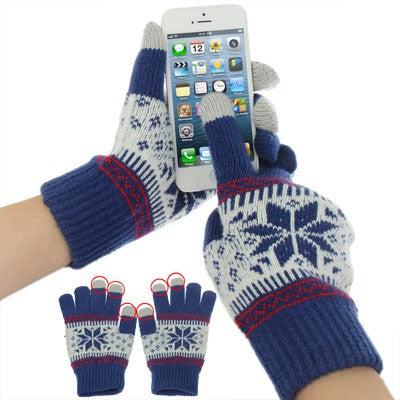 Hermex iGlove Handschuhe für TouchScreen Touch - Blau Grösse S (S)
