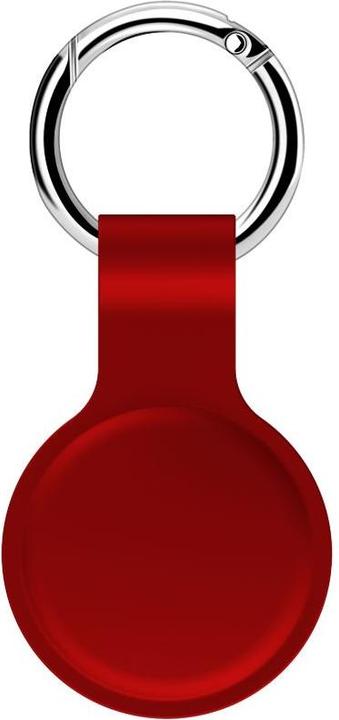 Produktbild iCarer AirTag Schlüsselanhänger – Silikon Case, Rot (XYSK001-RD)