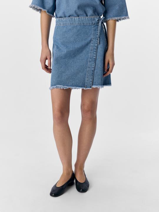 Produktbild Object Denim Wickelrock (L)