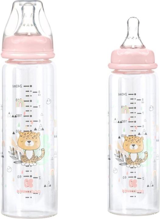 Image du produit Kikkaboo Baby biberon en verre Savanna (240 ml)