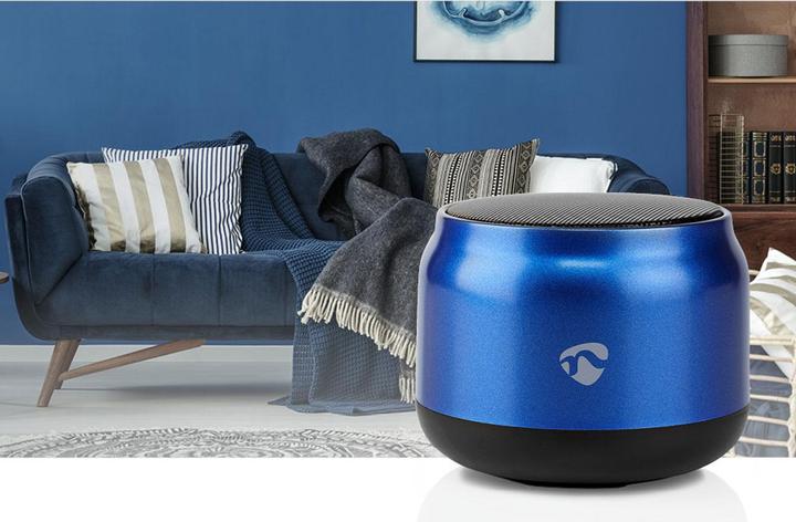 Actual product image Nedis Bluetooth Speaker, 5W - Blue (4 h, USB power delivery)