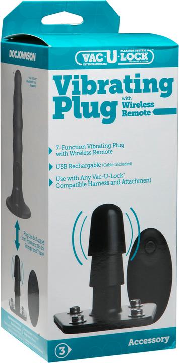 Produktbild Doc Johnson Vibrating Plug with Wireless Remote