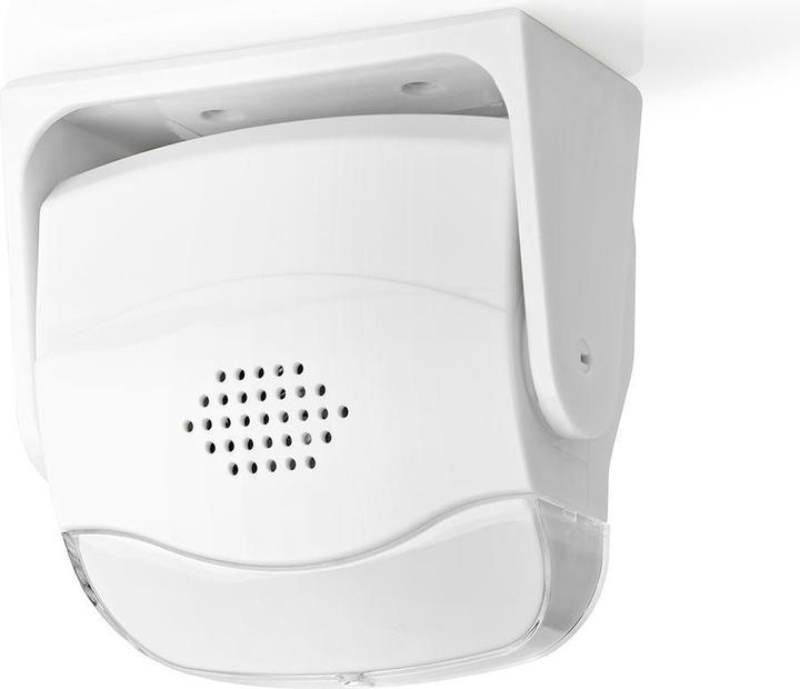Nedis Allarme porta con rilevatore di movimento e campanello da 80 dB, montaggio a parete e a soffitto (1.10 m)