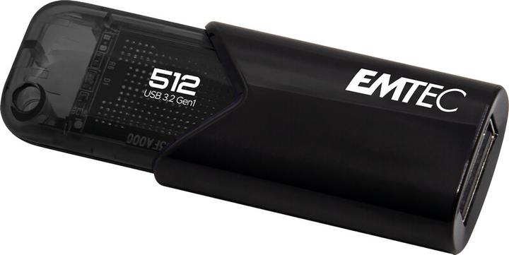 Immagine prodotto Emtec B110 Click Easy 3.2 USB Flash Drive 512 GB USB Type-A 3.2 Gen 2 (3.1 Gen 2) Nero (512 GB, USB-A)