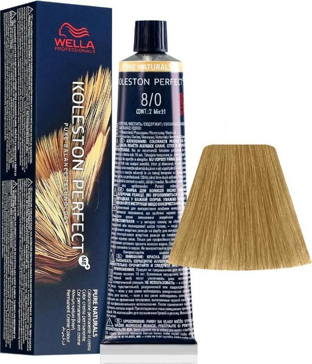 Produktbild Wella KOLESTON PERFECT ME+ PURE NATURALS 8/0 60 ml (0, 8)