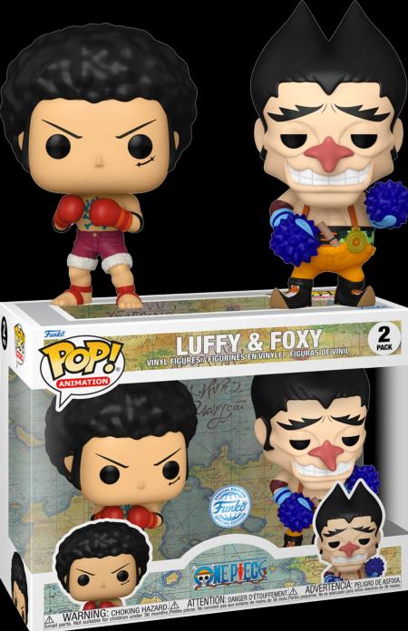 Immagine prodotto Funko POP! 2-Pack One Piece Luffy & Foxy Esclusivo