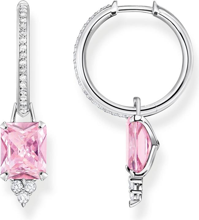 Image du produit Thomas Sabo Créoles pierre rose argent (Argent 925)