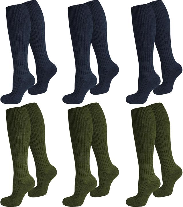 Produktbild Normani 3 Paar Outdoor-Kniestrümpfe ARMY (3er Pack, 39 - 42)