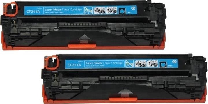Actual product image Hermex Compatible HP LaserJet Pro 200 color M251n toner cartridge cyan (C)