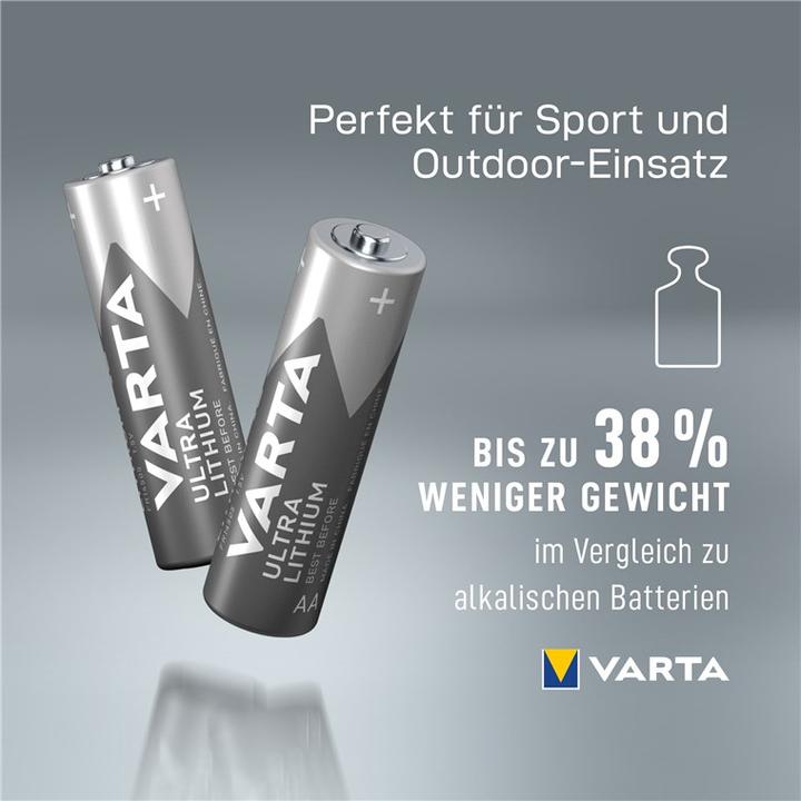 Produktbild Varta Ultra Lithium (2 Stk., AA, 3000 mAh)