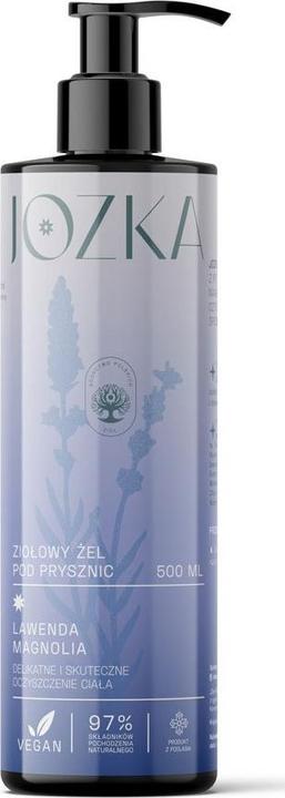 Actual product image Dary Natury Herbal Shower Gel (Lavender, Magnolia) 500 ml - Jozka (Gifts of Nature) (500 ml)