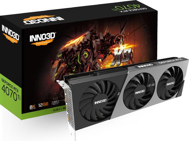 Actual product image Inno3D RTX 4070Ti X3 (12 GB)