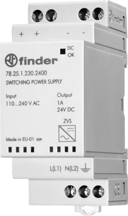Actual product image Finder Switching power supply 24 V 25 W
