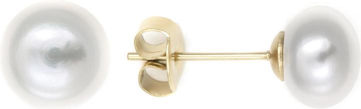 Produktbild Heideman Perlohrstecker 10mm goldfarbend (100% Edelstahl)