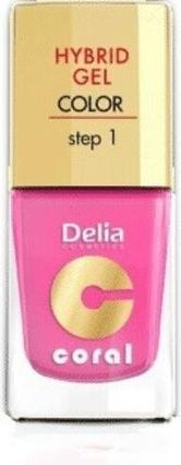 Delia Cosmetics Cosmetics Coral Hybrid Gel Nail Polish No. 22 Landryn Pink 11ml
