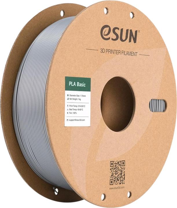 Immagine prodotto eSUN PLA BASIC 1,75mm SILVER 1kg (PLA, 1.75 mm, 1000 g, Argento)