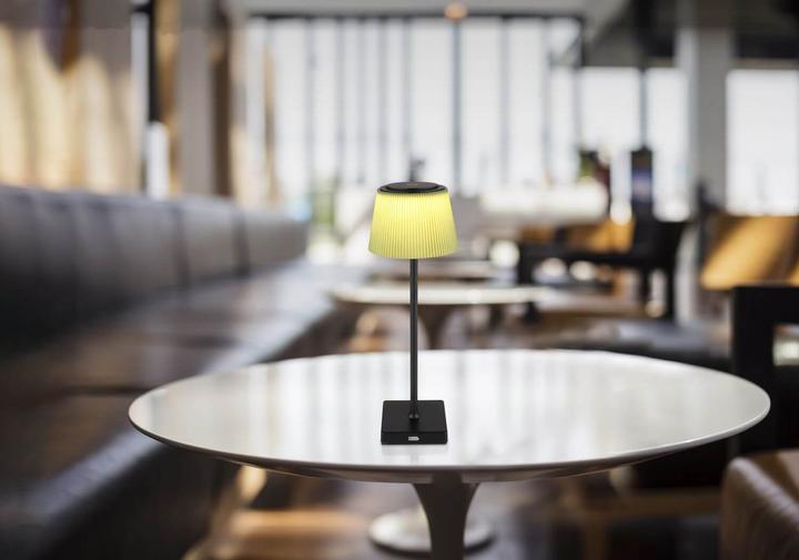 Actual product image Globo Table lamp Moana black matt LED (200 lm)
