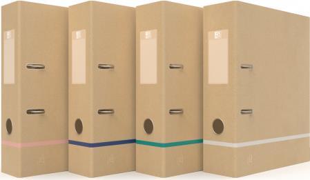 Image du produit Oxford 10 classeurs Touareg coloris assortis Carton 8,0 cm DIN A4 (A4, 80 mm, 1 pièce(s))