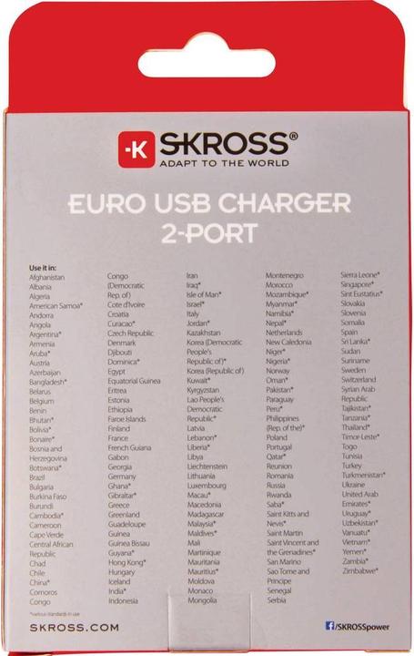 Immagine prodotto Skross Caricabatterie USB Euro (17 W)