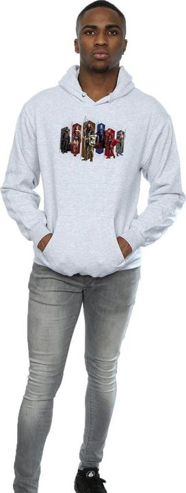Actual product image Mens Justice League Movie Team Hexagons Hoodie (M)