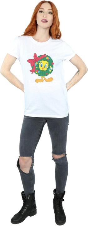 Produktbild Looney Tunes Tweety Pie Christmas Fair Isle TShirt (L)