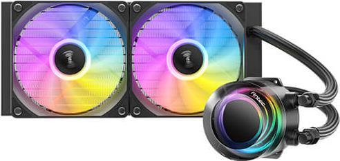 Produktbild Antec Vortex Lum 240 ARGB Waterkoeling Zwart AMD-Intel