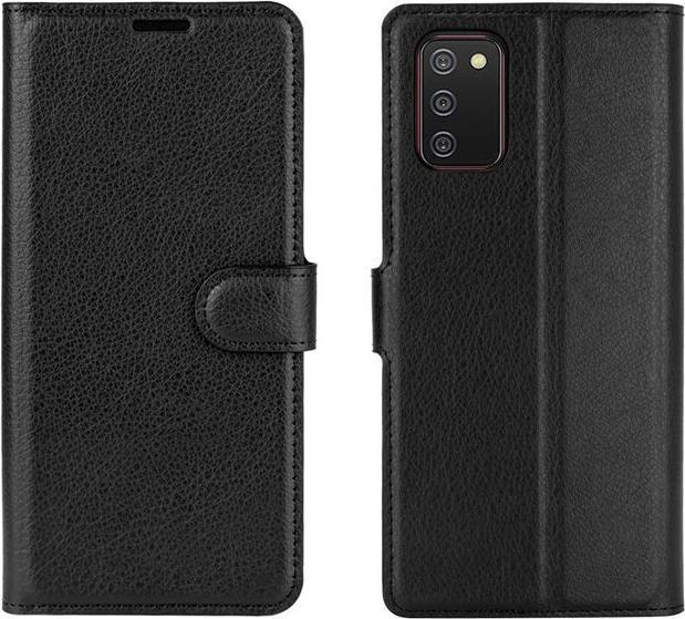 Produktbild MU Classic Litchi Leder Bookcover Series (Samsung Galaxy A02s)