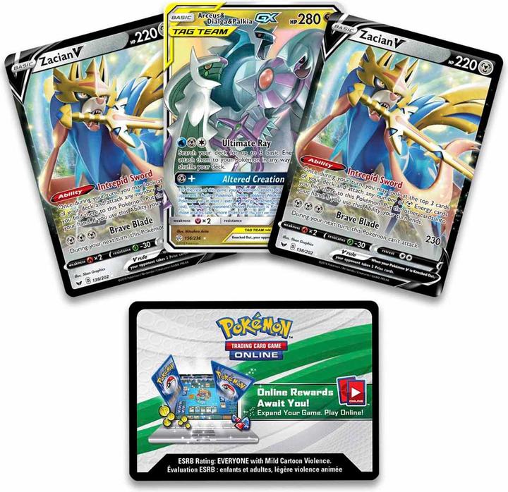 Image du produit Pokémon League Battle Deck Zacian V (Anglais, Pont)