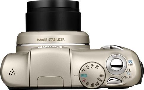 Actual product image Canon Powershot SX130, 12 MP, 12x zoom, HD movies, silver (12.10 Mpx, 1/2,3'')