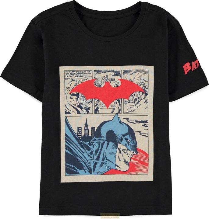 Batman Core Boys Oversized Short Sleeved Tshirt (122)