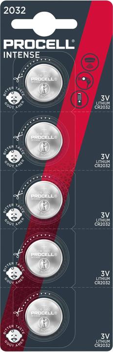 Produktbild Duracell Batterie Procell - CR2032 Intemse Lithium 5er Blis (5 Stk., CR2032, 245 mAh)