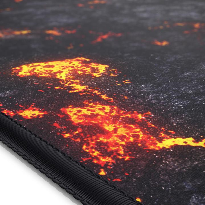 Produktbild Titanwolf Gaming Mauspad XXL, glattes Stoffgewebe, Speed Mausmatte 900 x 400mm grosse Fläche, Lavamotiv (XXL)