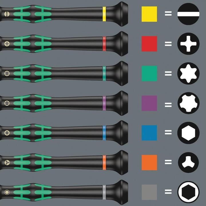 Immagine prodotto Wera Kraftform Micro Big Pack 1 (Viti con testa a intaglio, Chiave a brugola, Torx (TX), Fessura croce Phillipps (PH))