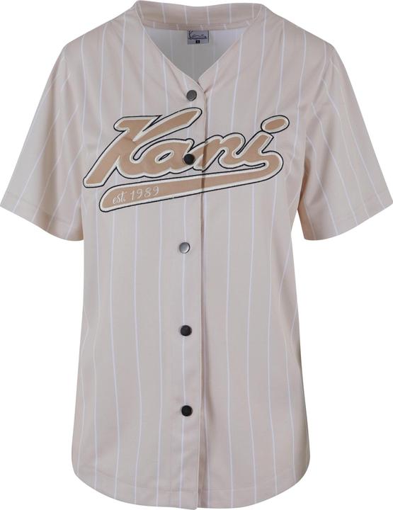 Immagine prodotto Karl Kani KW233-035-1 KK Varsity Pinstripe Baseball Shirt (XS)