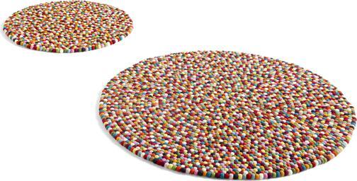 Produktbild HAY Pinocchio Rug 90 cm Multi Colour (Ø 90 cm)