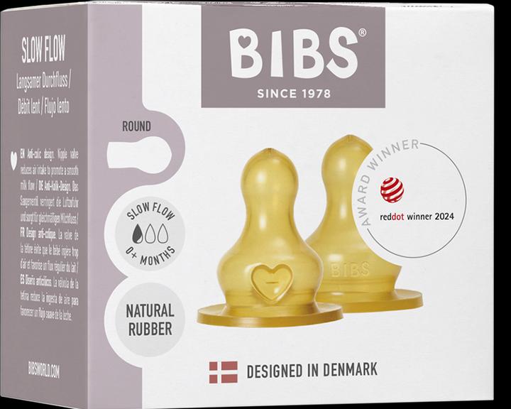 Immagine prodotto Bibs Flaschensauger Latex Slow Flow 2 Stück