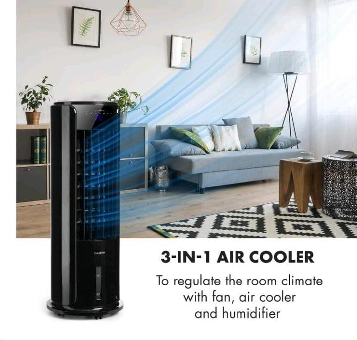 Actual product image Klarstein - Skyscraper Horizon- Luchtkoeler Met Waterkoeling- 4-In-1 Verdampingskoeler- Luchtbevochtiger- Vent