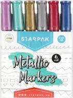Produktbild Starpak Runder Metallmarker 6 Farben Fensterbox (Mehrfarbig)