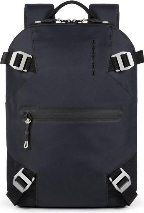 Produktbild Piquadro PQM, Recycled Fabric, Textile Backpack, Dark Blue, For Men, 27 x